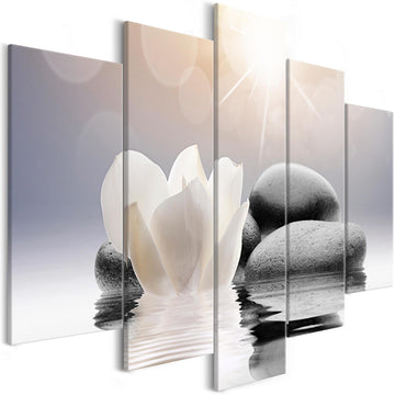 Canvas Print - Natural Lightness (5 Parts) Wide