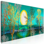 Canvas Print - Golden Forest (1 Part) Narrow