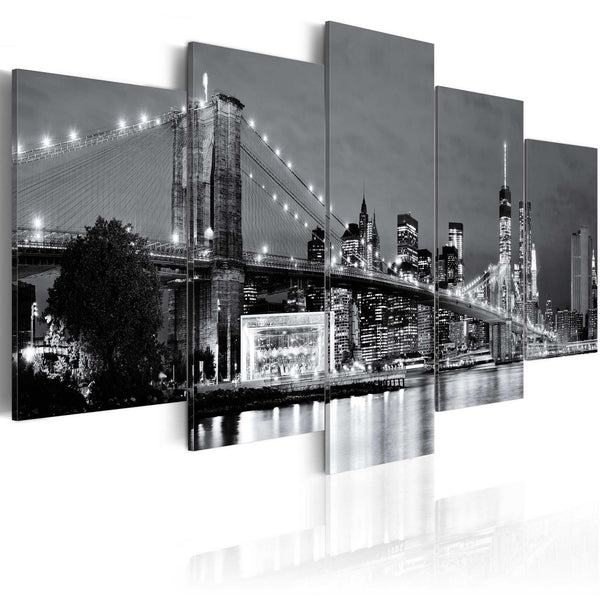 Canvas Print - Black-and-white glimpse