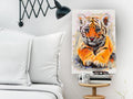 DIY canvas painting - Baby Tiger