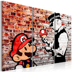 Canvas Print - Mural on Brick