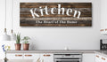 Canvas Print - Kitchen - the Heart of the Home (1 Part) Narrow