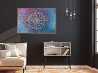 Poster - Blue and Pink Mandala