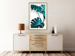 Poster - Turquoise Monstera II