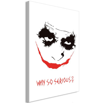 Canvas Print - Why so Serious? (1 Part) Vertical