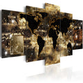 Canvas Print - Continents of bronze