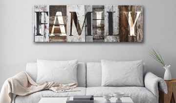 Canvas Print - Board: Family (1 Part) Narrow