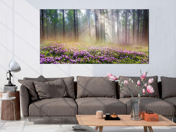 Canvas Print - Purple Meadow (1 Part) Wide