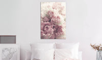 Canvas Print - Delicate Peonies (1 Part) Vertical