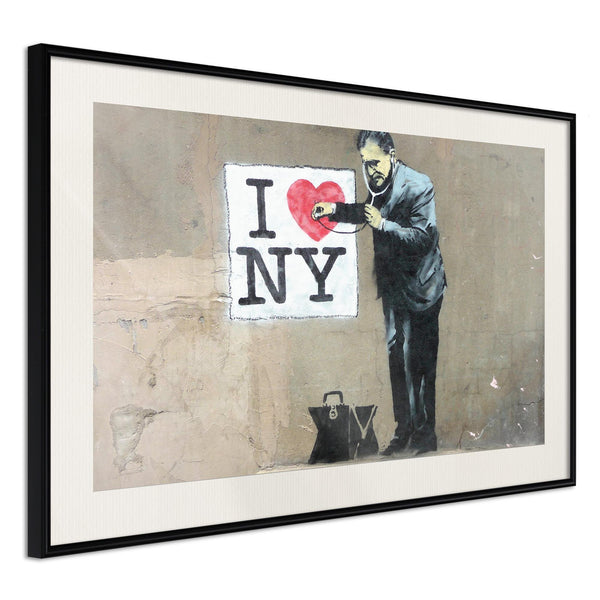 Poster - Banksy: I Heart NY