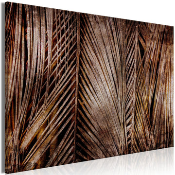 Canvas Print - Dark Palms (1 Part) Wide