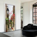 Photo wallpaper on the door - Charming Avenue