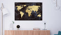 Canvas Print - Golden World (1 Part) Wide