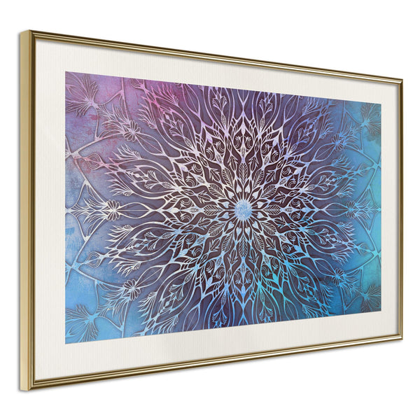 Poster - Blue and Pink Mandala