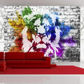 Self-adhesive Wallpaper - Colourful Graffiti