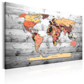 Canvas Print - World Map: New Directions