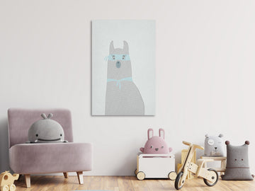 Canvas Print - Mysterious Lama (1 Part) Vertical