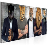 Canvas Print - Different Faces (1 Part) Narrow