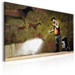 Canvas Print - Cave Painting by Banksy