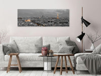 Canvas Print - Panorama of Paris (1 Part) Narrow