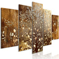 Canvas Print - Falling Leaves (5 Parts) Wide