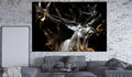 Canvas Print - Golden Deer (1 Part)