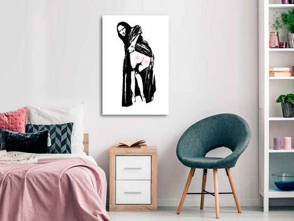 Canvas Print - Painful Sitting (1 Part) Vertical