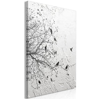 Canvas Print - Birds on Tree (1 Part) Vertical