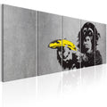 Canvas Print - Monkey and Banana