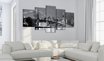 Canvas Print - Black-and-white glimpse