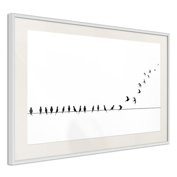 Poster - Birds on a Wire