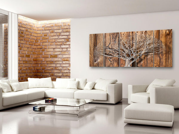 Canvas Print - Tree Chronicle (5 Parts) Narrow