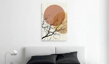 Canvas Print - Double Moon (1 Part) Vertical