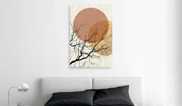 Canvas Print - Double Moon (1 Part) Vertical