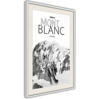 Poster - Peaks of the World: Mont Blanc