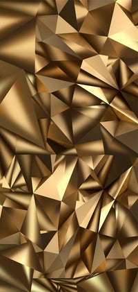 Photo wallpaper on the door - Photo wallpaper - Golden Geometry I