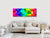 Canvas Print - Colourful Cubes (1 Part) Narrow