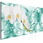 Canvas Print - Flowering (1 Part) Narrow Green