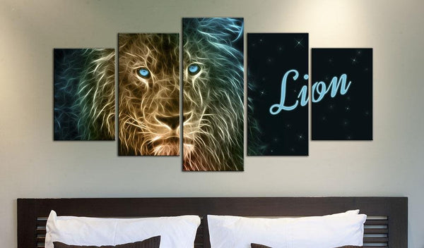 Canvas Print - Gold lion