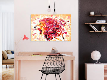 DIY canvas painting - Abstract Lion