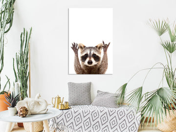 Canvas Print - Raccoon (1 Part) Vertical