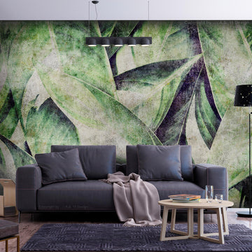 Self-adhesive Wallpaper - Industrial Leaves