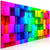 Canvas Print - Colourful Cubes (5 Parts) Narrow