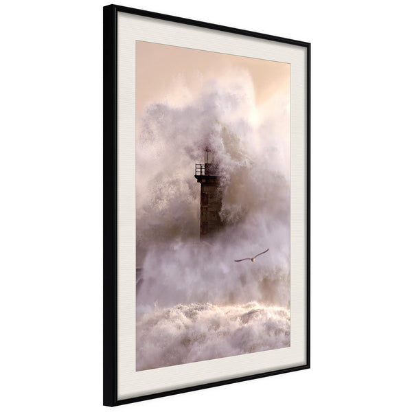 Poster - Lighthouse During a Storm