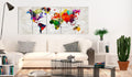 Canvas Print - Crumpled Map