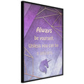 Poster - Always Be Yourself