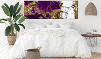 Canvas Print - Purple Wave (1 Part) Narrow