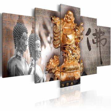 Canvas Print - Smile to Buddha!