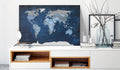 Canvas Print - Dark Blue World