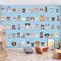 Self-adhesive Wallpaper - Happy Crowd